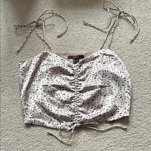 Forever 21 Ruched Crop Top